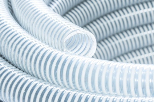 Шланг спиральный НВС Ф  32 мм из ПВХ серия 700N белый (бухта 30 м)