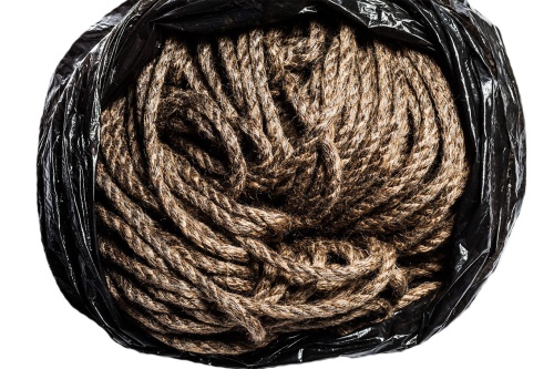 Каболка водопроводная ф 10 мм, пакет+сетка 20 кг