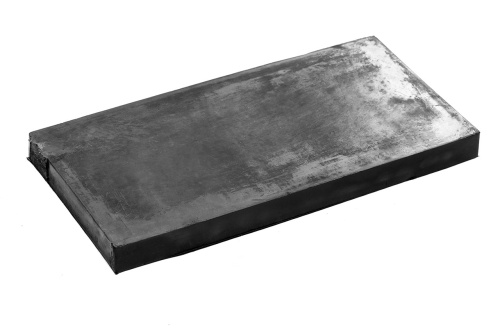 Техпластина резиновая на отвал (скребок) 500х250х40 мм (полимерный трос 6 мм)