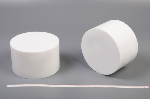 Фторопласт стержень Ф160 мм (~100 мм) пресс.