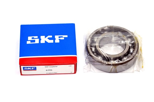 Подшипник SKF 6206 (206) 30*62*16мм (шт)
