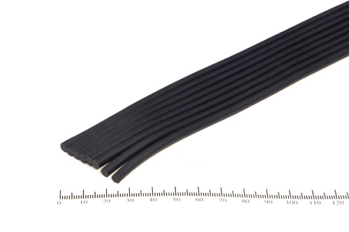 Шнур резиновый 1-1с Ф 4 мм ГОСТ 6467-79