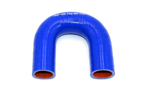 Патрубок силиконовый U-образный Ф 30 мм L=102х96х102 мм, 180°