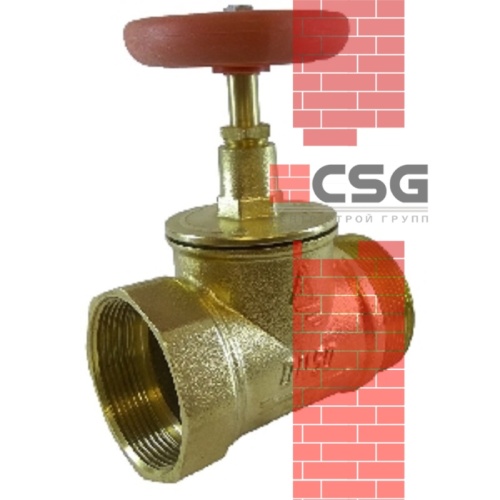 Клапан пожарн лат прям КПЛП 50-1 Ду 50 1,6 МПа муфта-цапка Апогей 110017, DN 50