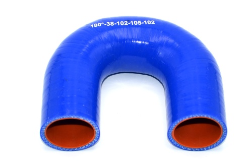Патрубок силиконовый U образный ф 38 мм L=102х105х102 мм, 180°