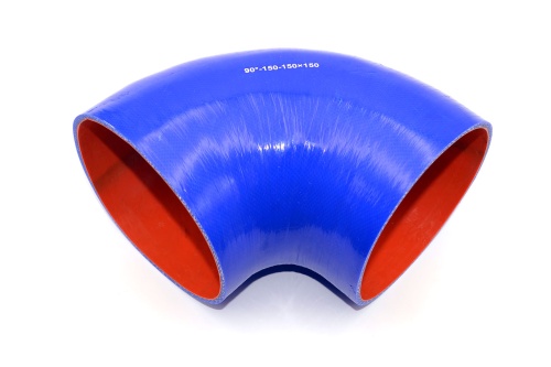 Патрубок силиконовый угловой Ф 150 мм L=150х150 мм, 90°