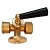 Краны латунные для манометров
