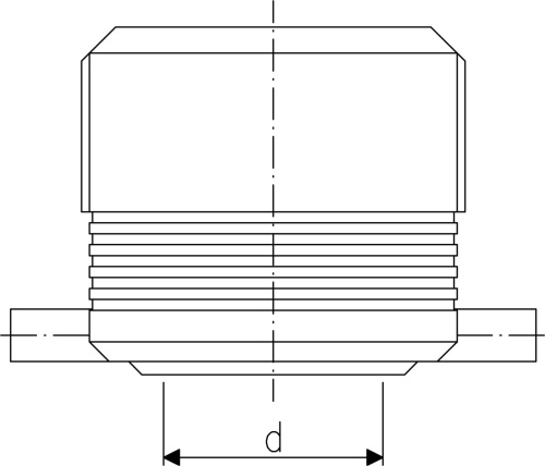 Заглушка электросварная для седелок-моноблок Georg Fischer d55 SDR11