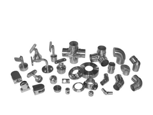 соединение поручня со стойкой 90° AISI 201 38.1x50.8 зеркало арт.1205494