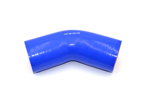 Патрубок силиконовый угловой Ф 95 мм L=150х150 мм, 135°