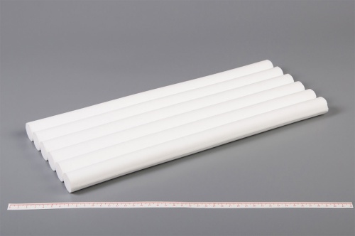 Фторопласт стержень Ф 25 мм (~400 мм) пресс.