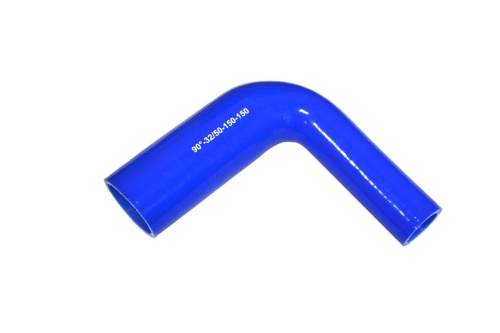 Патрубок силиконовый угловой с переходом Ф 32х50 мм L=150х150 мм, 90°