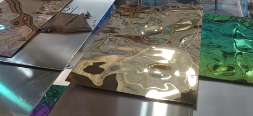 Лист нитрид титана 0,5х1000х2000 AISI 430 зеркало глянец