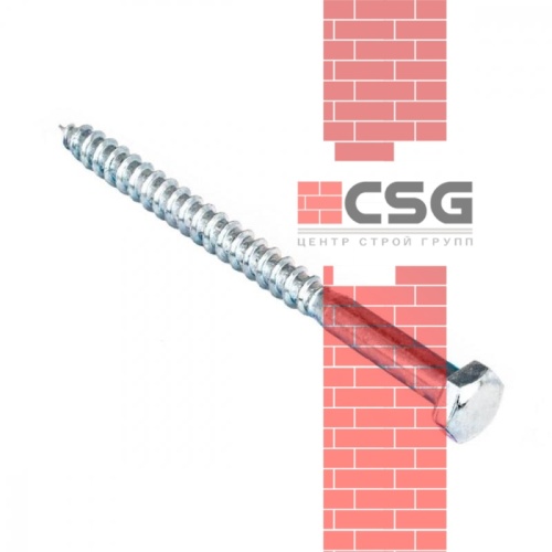 Шуруп глухарь шестигранный Голова 12x160 ОЦ (100шт) арт.1191775 