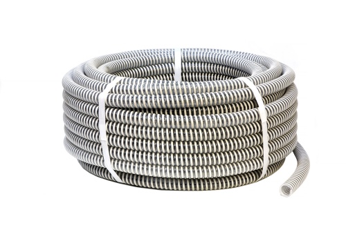 Шланг спиральный НВС Ф  16 мм из ПВХ серия 700L белый (бухта 30 м)