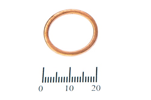 Шайба медная 17х21х1.0